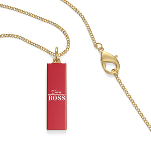 Diva Boss Pendant Necklace