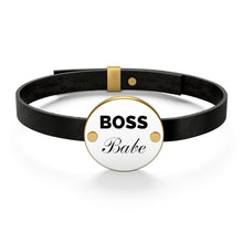 Load image into Gallery viewer, Boss Babe Leather Bracelet