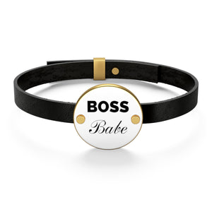 Boss Babe Leather Bracelet