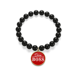 Diva Boss Matte Onyx Bracelet