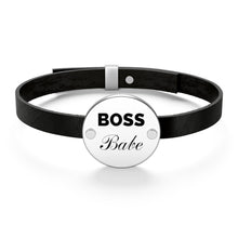 Load image into Gallery viewer, Boss Babe Leather Bracelet