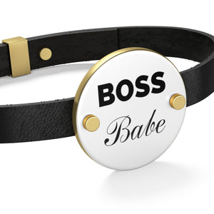 Boss Babe Leather Bracelet