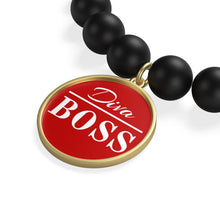 Load image into Gallery viewer, Diva Boss Matte Onyx Bracelet