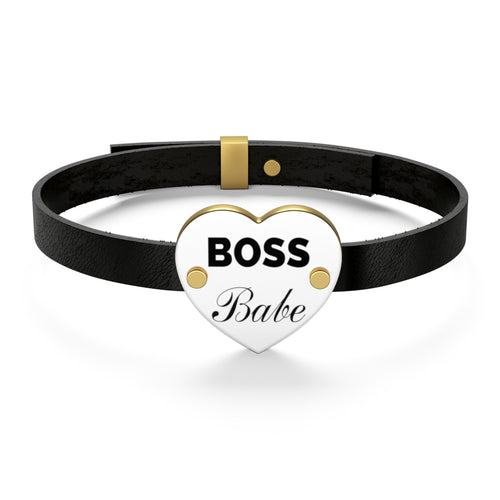 Boss Babe Leather Bracelet