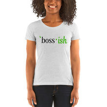 Load image into Gallery viewer, Boss-ish Ladies&#39; t-shirt - Green Detail