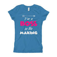 Load image into Gallery viewer, Boss in the Making Girls&#39; T-Shirt