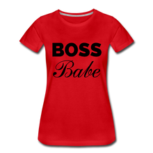 Load image into Gallery viewer, Boss Babe Ladies’ T-Shirt - red