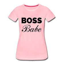 Load image into Gallery viewer, Boss Babe Ladies’ T-Shirt - pink