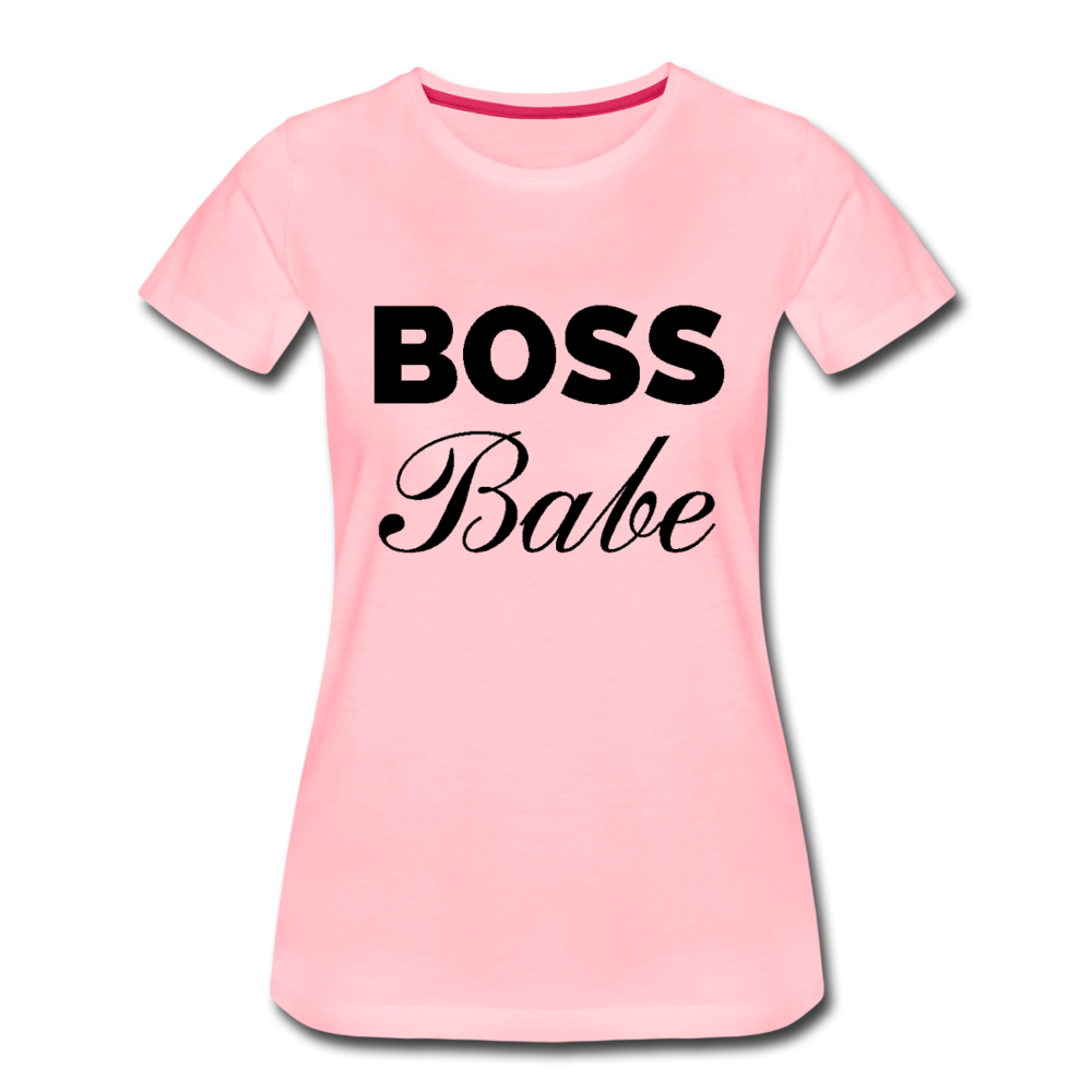 Boss Babe Ladies’ T-Shirt - pink