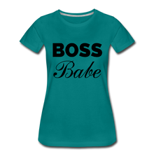 Load image into Gallery viewer, Boss Babe Ladies’ T-Shirt - teal