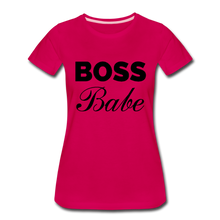 Load image into Gallery viewer, Boss Babe Ladies’ T-Shirt - dark pink