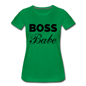 Boss Babe Ladies’ T-Shirt - kelly green