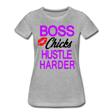 Load image into Gallery viewer, Boss Chicks Hustle Ladies&#39; T-shirt - heather gray