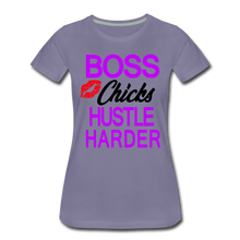 Load image into Gallery viewer, Boss Chicks Hustle Ladies&#39; T-shirt - washed violet