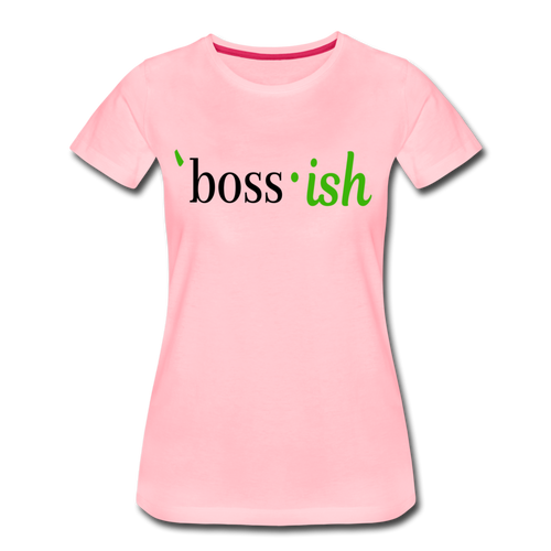 Boss-ish Ladies T-shirt with Green 