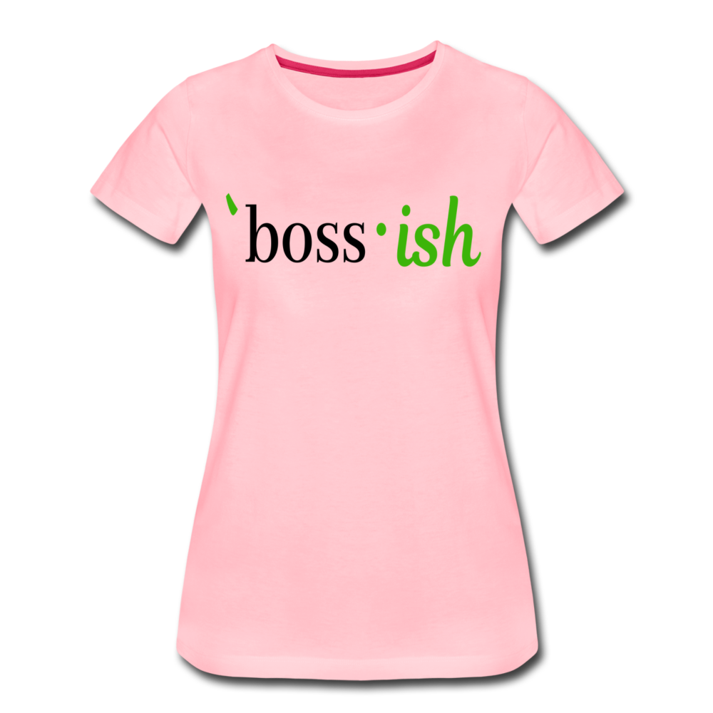 Boss-ish Ladies T-shirt with Green 