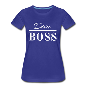 Diva Boss Ladies' T-shirt - royal blue