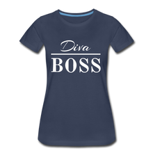 Load image into Gallery viewer, Diva Boss Ladies&#39; T-shirt - navy