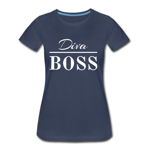 Diva Boss Ladies' T-shirt - navy