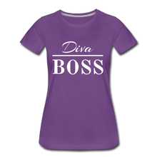 Load image into Gallery viewer, Diva Boss Ladies&#39; T-shirt - purple