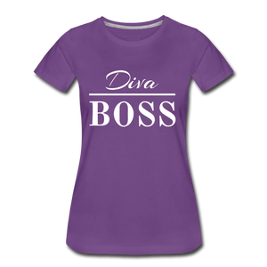 Diva Boss Ladies' T-shirt - purple