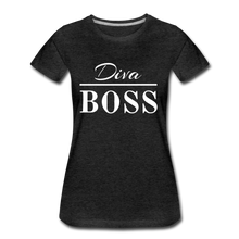 Load image into Gallery viewer, Diva Boss Ladies&#39; T-shirt - charcoal gray