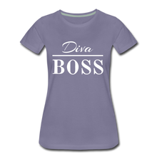 Load image into Gallery viewer, Diva Boss Ladies&#39; T-shirt - washed violet