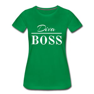 Diva Boss Ladies' T-shirt - kelly green