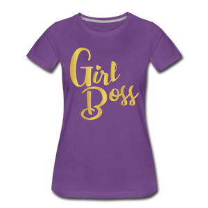 Girl Boss T-Shirt - purple