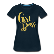 Load image into Gallery viewer, Girl Boss T-Shirt - deep navy